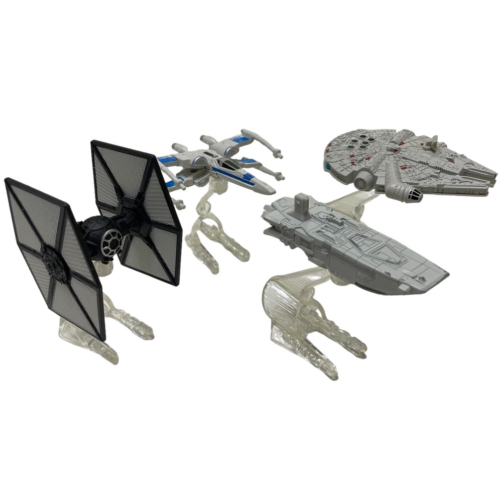 Four 4 Hot Wheels Star Wars Figures